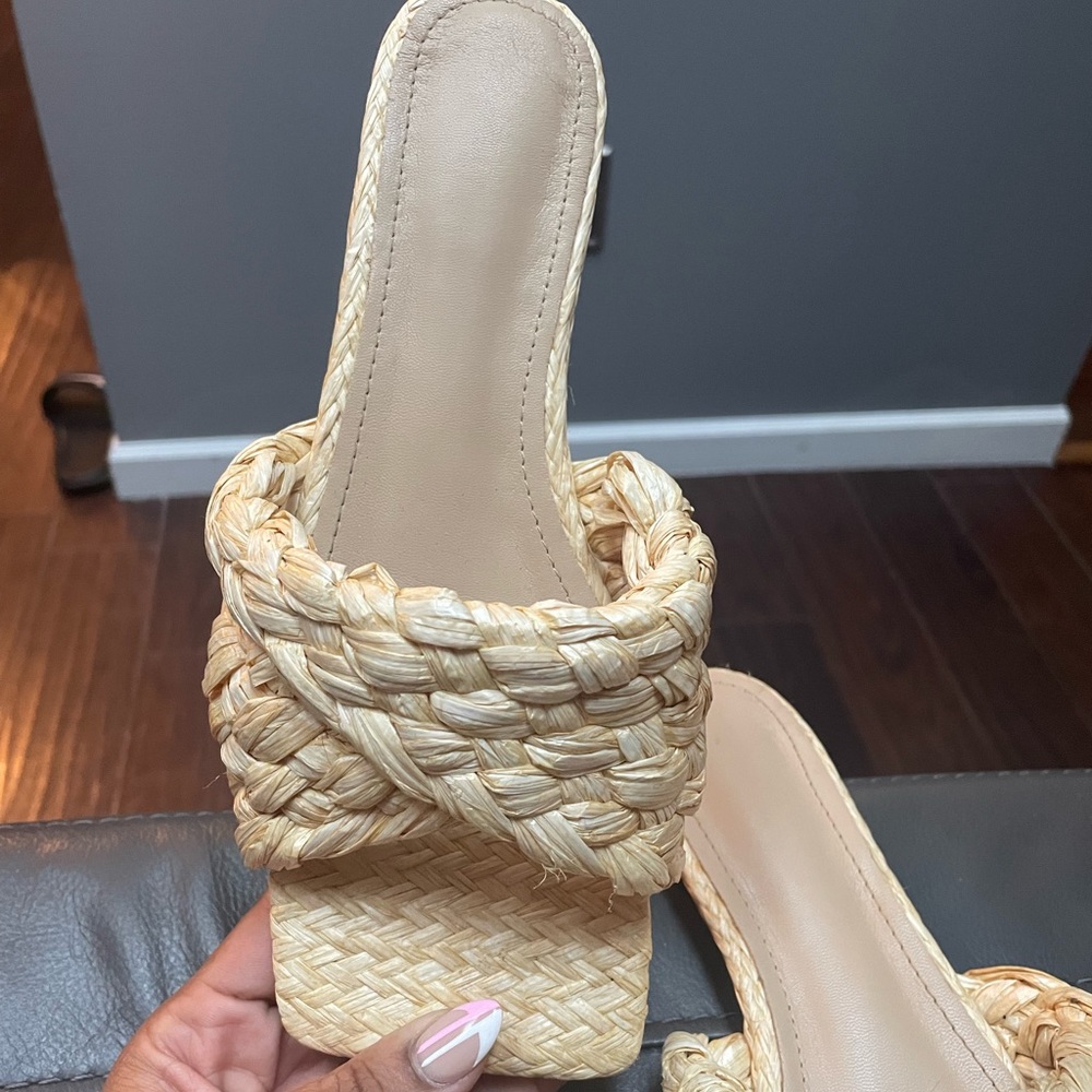 Wicker summer sandles
